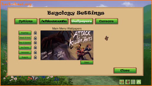 Bugology screenshot