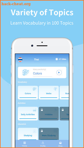 Build & Learn Vocabulary in 50 languages - Vocly screenshot