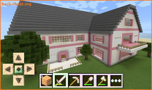 Build Craft 3D - Pink Craft Simulator 2019 screenshot