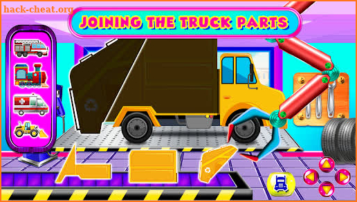 Build Kids Truck Repair Wash- Puzzle Learning Game screenshot