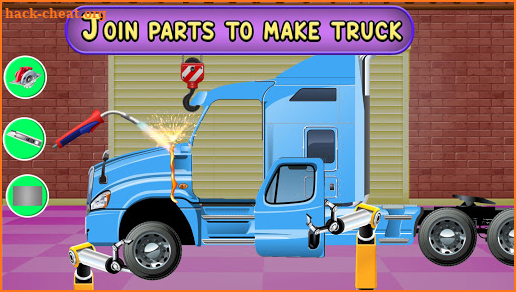 Build Trailer Truck in Factory: Mechanic Garage screenshot