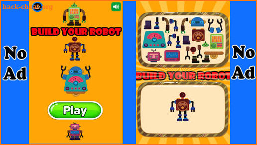 Build Your Robot Game For Kids screenshot
