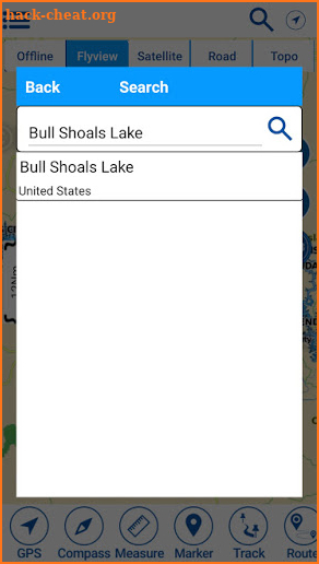 Bull Shoals Lake Offline Chart screenshot