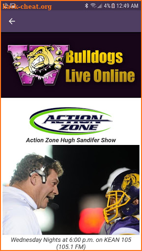 Bulldogs Live Online screenshot