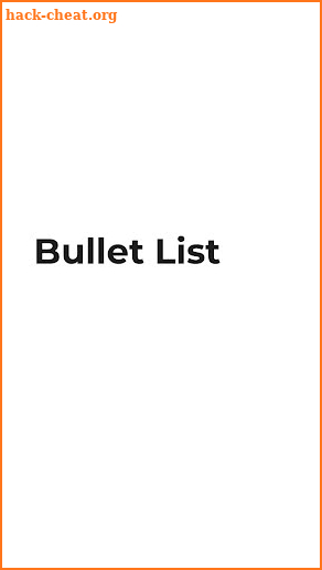 Bullet-Lists - Pixel Tracking Habit Lists screenshot