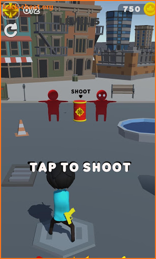 Bullet man Shooter 3D screenshot