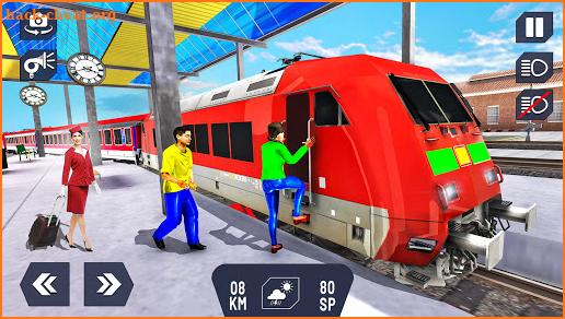 Bullet Train Driver: Subway Station Railroad Games screenshot