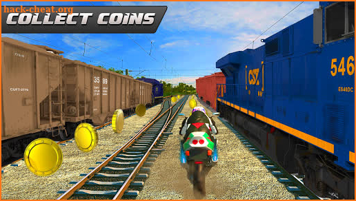 Bullet Train Surfer Bike Rider screenshot