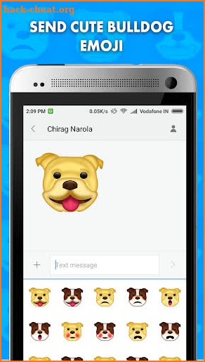 BullieMoji - Bulldog Emoji screenshot