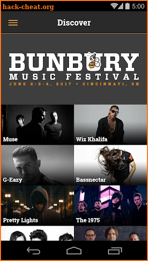 Bunbury Music Festival screenshot