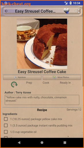 Bundt Cake Recipes ~ Bundt Pan Recipes screenshot
