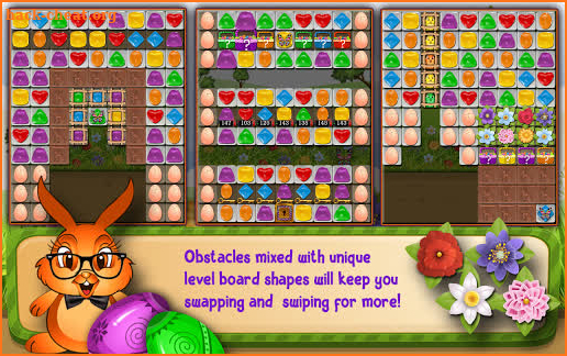 Bunny Drops 2 - Match three puzzle screenshot