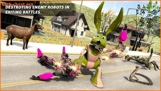Bunny Jeep Robot Game: Robot Transforming Games screenshot