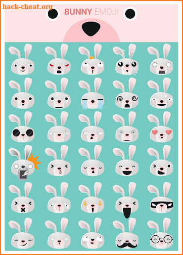 Bunny Rabbit Stickers for Gboard screenshot