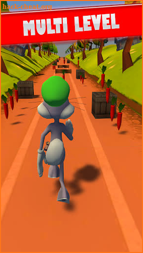 Bunny Run Adventure - Bunny Rabbit Running Games screenshot