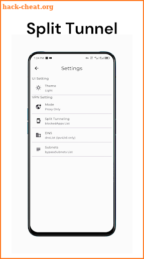 BunnyX VPN screenshot