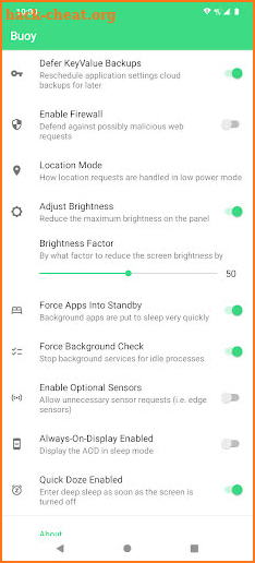 Buoy — Pimp Your Battery Saver screenshot