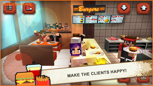 Burger Craft: Fast Food Cooking Games 3D screenshot