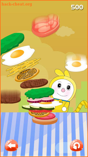 Burger Food Factory-Sky Burger Catcher Pro screenshot