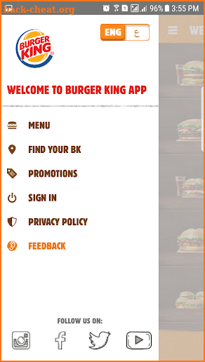 Burger King Arabia screenshot