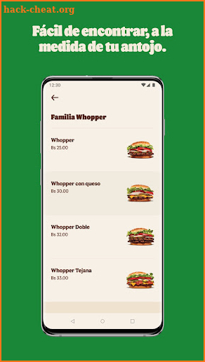 Burger King Bolivia screenshot