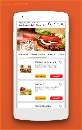 Burger King Pakistan screenshot