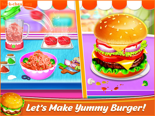 Burger Maker: Fast Food Cooking Kitchen screenshot
