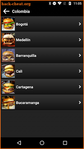 Burger Map Colombia screenshot
