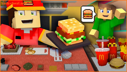 Burger Restaurant Mod for Minecraft screenshot