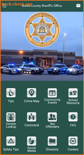 Burke County Sheriff's Office screenshot