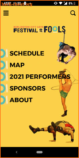 Burlington City Arts Events screenshot