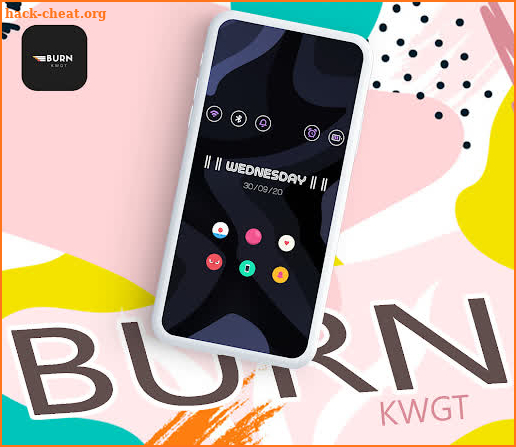 Burn KWGT screenshot