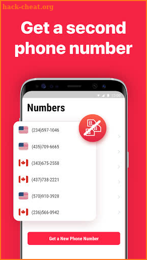 Burner Line - Private Second Phone Number App screenshot
