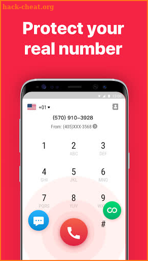Burner Line - Private Second Phone Number App screenshot