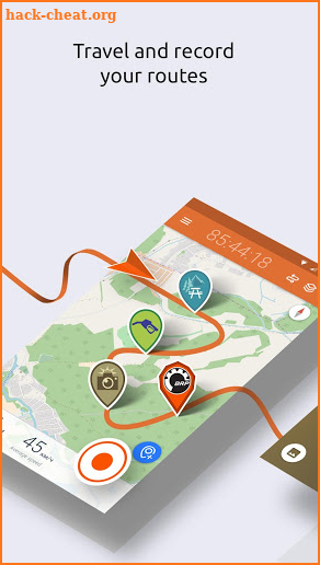 BurnsOffroad: Offline Map & Navigation screenshot