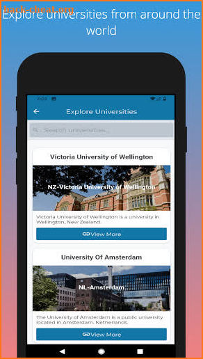Bursary: University Scholarships screenshot