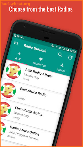 Burundi Radio Stations 🇧🇮📻 screenshot