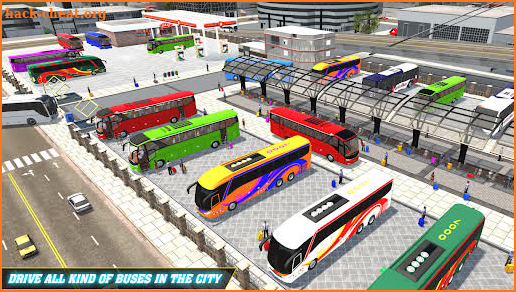 Bus Driving Simulator Games 3D screenshot