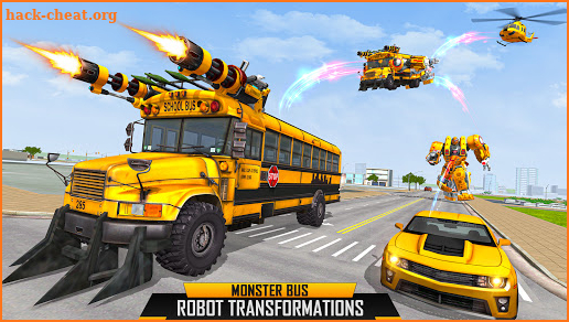 Bus Robot Car Game: Space Robot Transform War screenshot