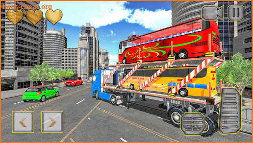 Bus Transport Trailer Truck Simulator 🚚 screenshot