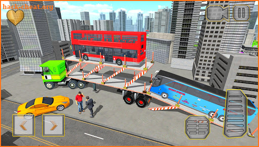 Bus Transport Trailer Truck Simulator 🚚 screenshot
