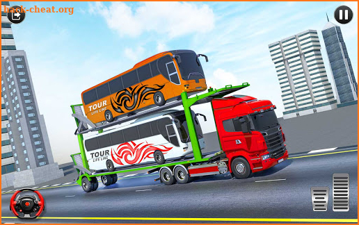 Bus Transporter Truck Game:New Bus Simulation Game screenshot