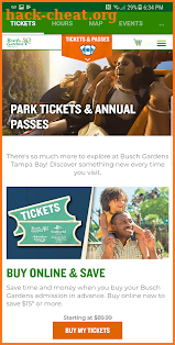 Busch Gardens Discovery Guide screenshot