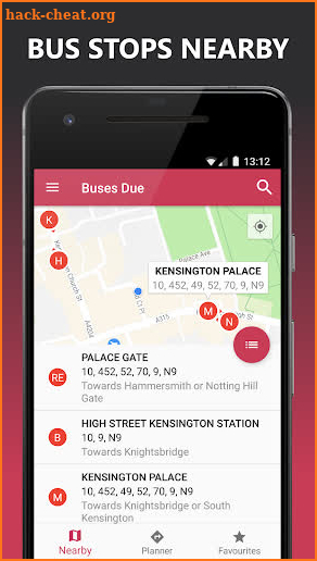 Buses Due: London bus times screenshot