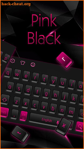 Business Black Pink Keyboard screenshot