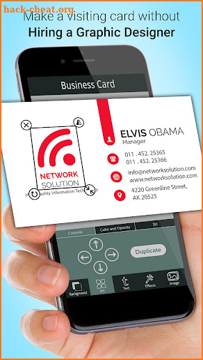 Business Card Maker screenshot