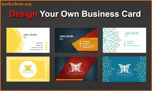 Business Card Maker and Visiting Card Designer screenshot