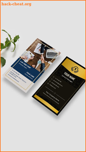 Business Card Maker - Branding Template Editor screenshot