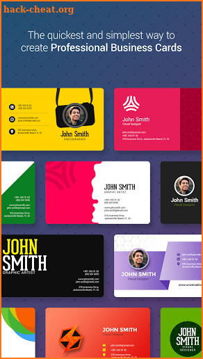 Business Card Maker + Designer screenshot