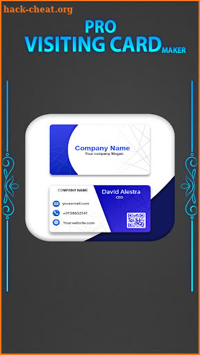 Business Card Maker free apps screenshot